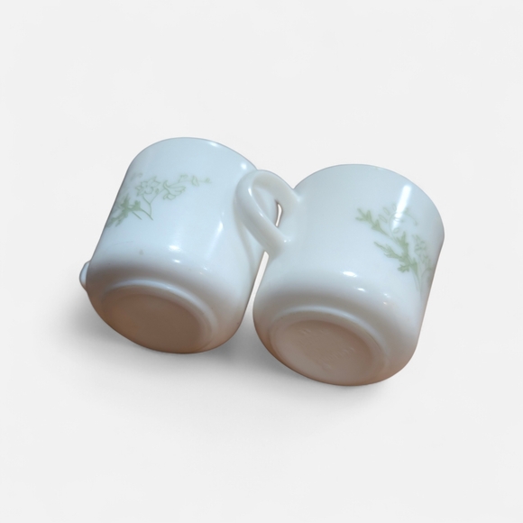 Corningware Cream Mugs with Floral Design - Picture 5 of 5